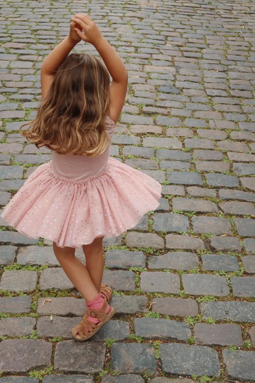 Ada fairy ballerina kjole - fairy etoile holographic pink