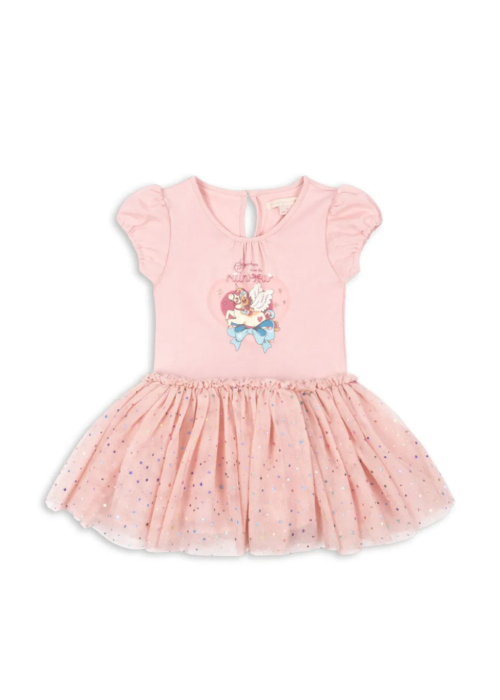 Ada fairy ballerina kjole - fairy etoile holographic pink