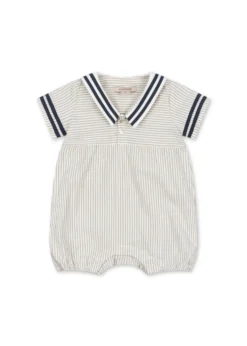ALLIE MATROSROMPER - bleu stripe