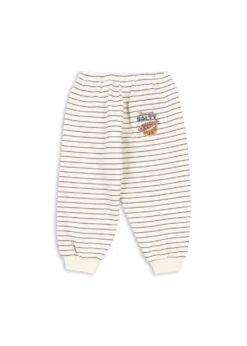 amio joggingbukser - captains blue/antique white