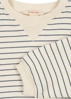 amio sweatshirt - captains blue/antique white