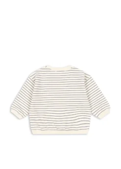 amio sweatshirt - captains blue/antique white