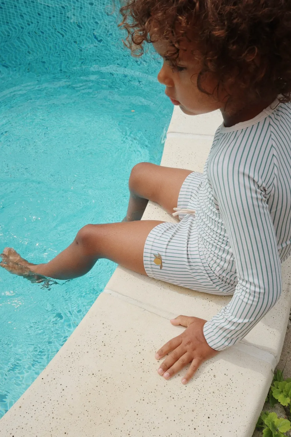 ASTER SWIM PANTS GRS - tea stripe