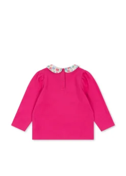 Babette bluse - viva magenta