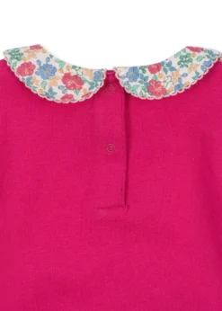 Babette bluse - viva magenta