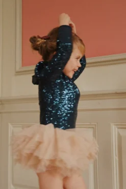 BALLERINA GLITTER Kjole - dark navy