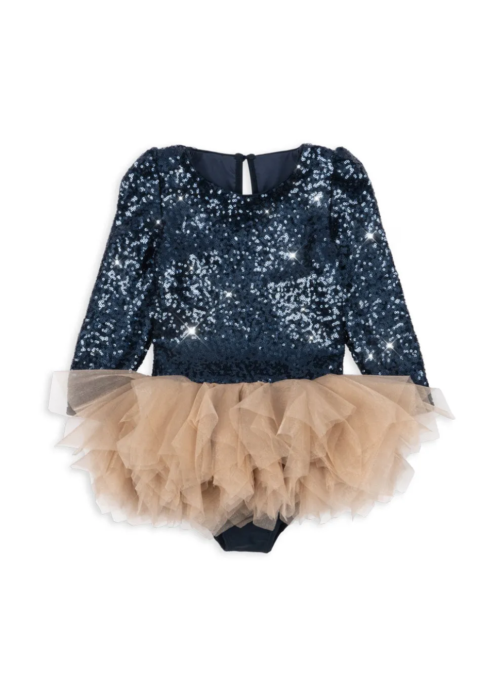 BALLERINA GLITTER Kjole - dark navy