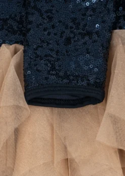 BALLERINA GLITTER Kjole - dark navy