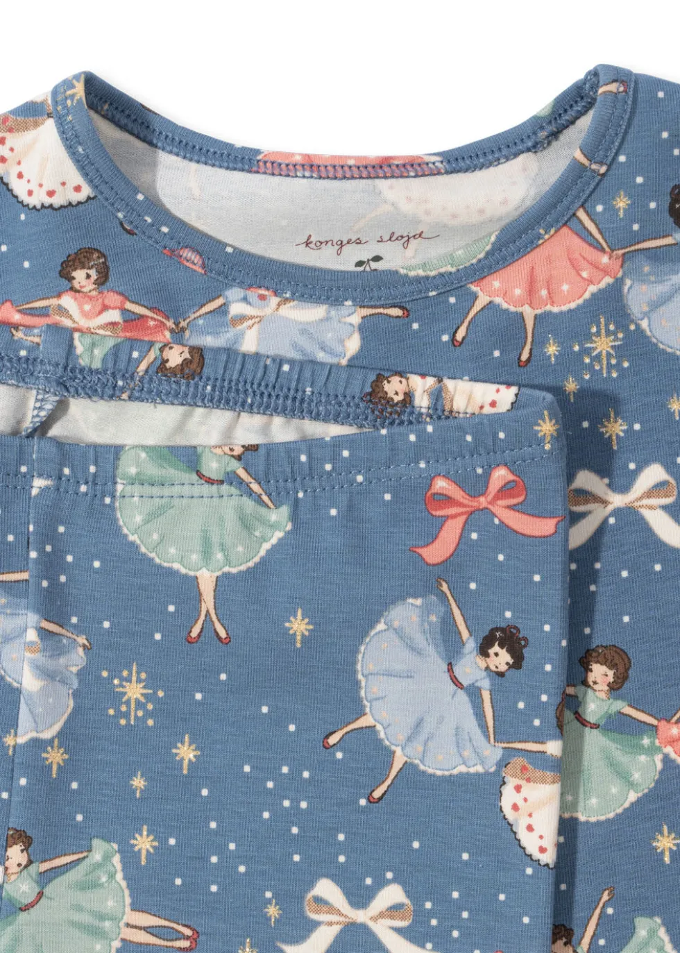 BASIC jule pyjamas - snow bow ballerina