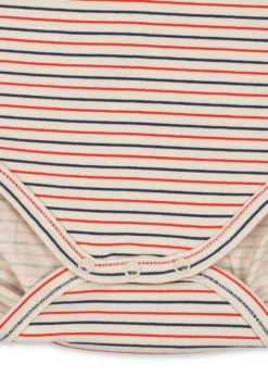 Basic Kortærmet Body - stripe tricolore petit