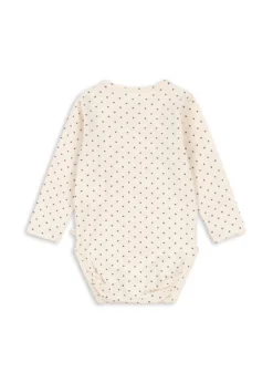 Basic Langærmet Body - blue dot