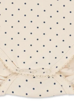Basic Langærmet Body - blue dot