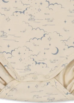 Basic Langærmet Body - cielo marino