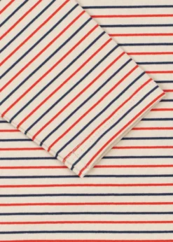 Basic Langærmet Body - stripe tricolore petit