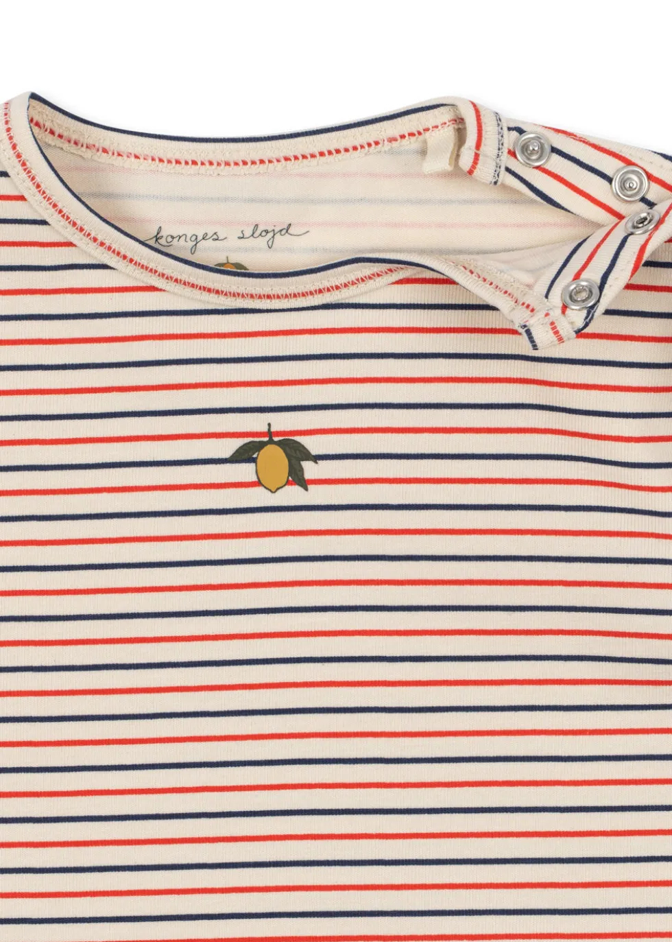 Basic Langærmet Body - stripe tricolore petit