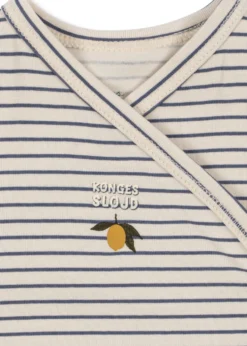 Basic Langærmet Body Til Nyfødt - stripe como