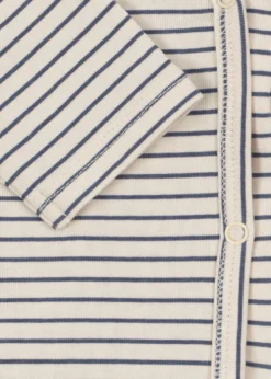 Basic Langærmet Body Til Nyfødt - stripe como