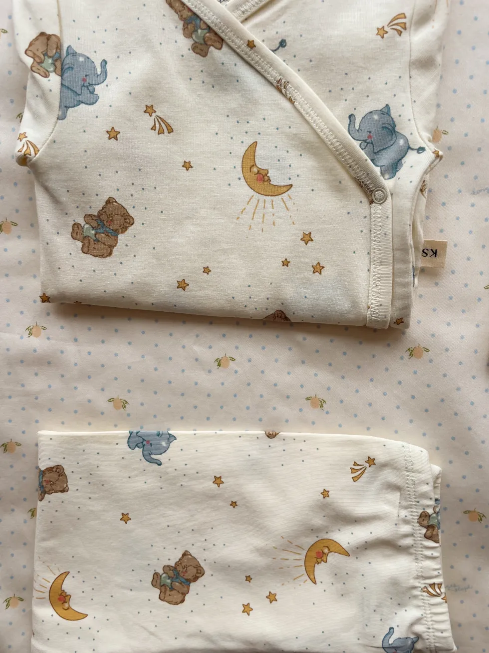 BASIC LONG SLEEVE NEWBORN BODY - cucciolo