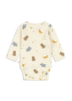 BASIC LONG SLEEVE NEWBORN BODY - cucciolo