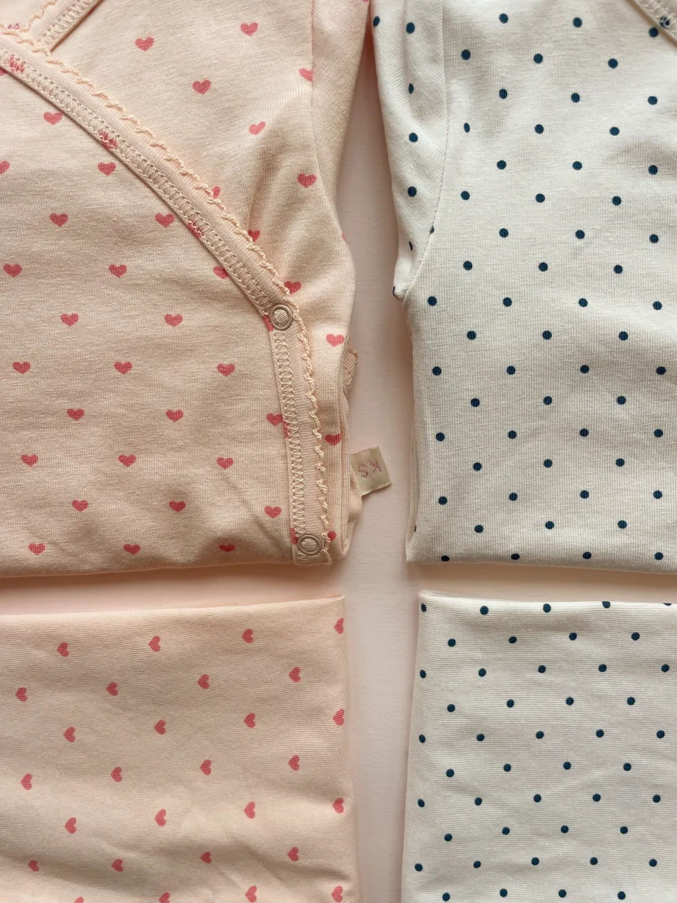 BASIC LONG SLEEVE NEWBORN BODY - teddy coeur
