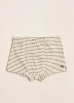 BASIC 2 PACK BOXERS - tea stripe/buttercream