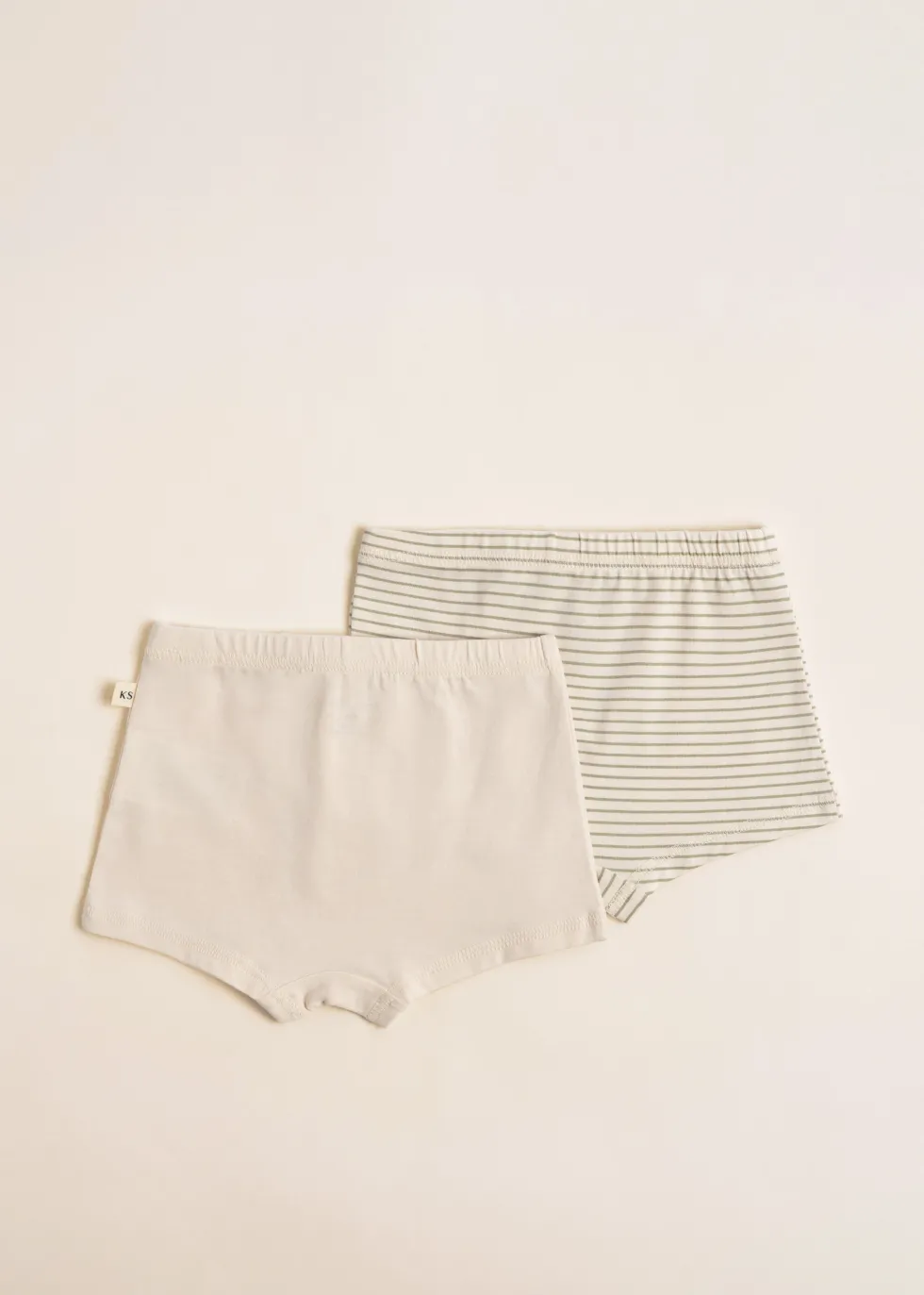 BASIC 2 PACK BOXERS - tea stripe/buttercream