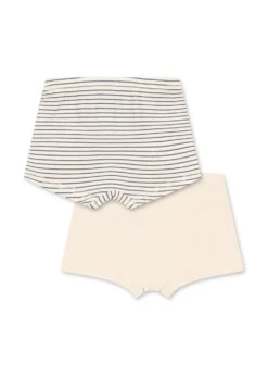 BASIC 2-PAK BOXERS - blue stripe