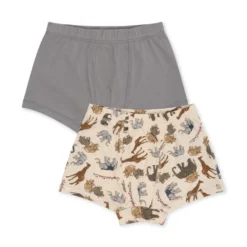 Basic 2 Pak Boxers - elefantastic/sleet