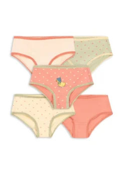 BASIC 5 PAK PIGE UNDERBUKSER - girl mix pack