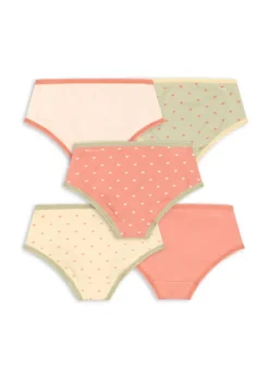 BASIC 5 PAK PIGE UNDERBUKSER - girl mix pack