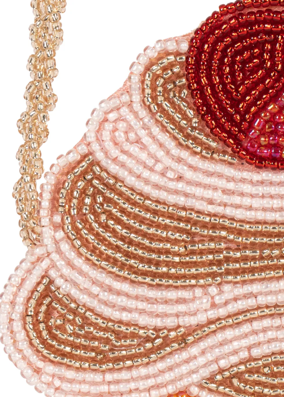 BEADED ICE CREAM SHOULDER BAG - multi