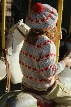 BELOU CARDIGAN - heart