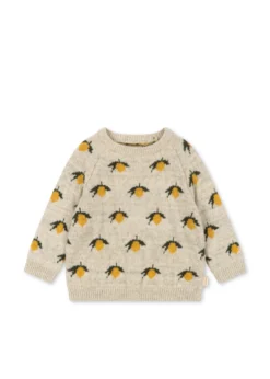 BELOU KNIT SWEATER - lemon.