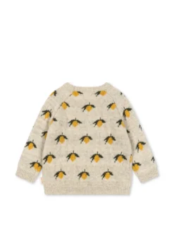 BELOU KNIT SWEATER - lemon.