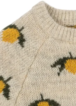 BELOU KNIT SWEATER - lemon.