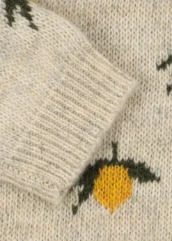 BELOU KNIT SWEATER - lemon.