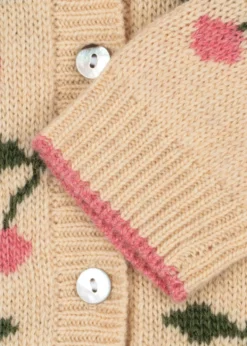Belou Krave Cardigan - cherry