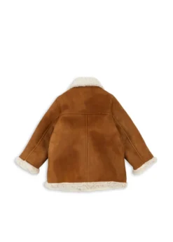 Bonne shearling frakke - cognac