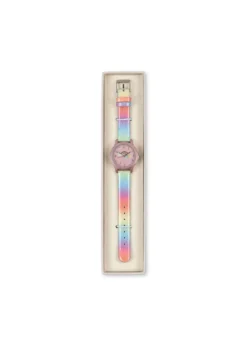 Børneur Regnbue - rainbow glitter