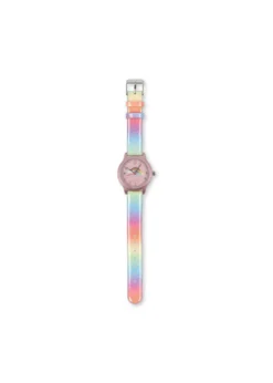 Børneur Regnbue - rainbow glitter