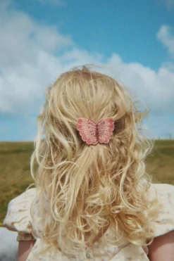 BUTTERFLY BEADED HÅRKLIPS - butterfly