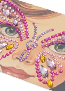 butterfly face jewels - multi