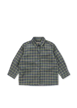 Cara bluse - laurel blue check
