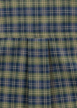 Cara bluse - laurel blue check
