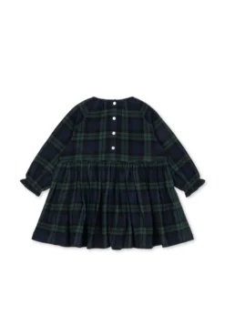CHECKY DRESS - green check
