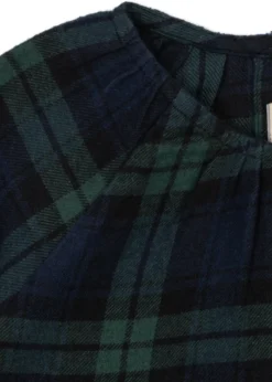 CHECKY DRESS - green check