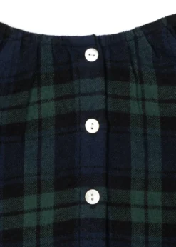 CHECKY DRESS - green check