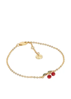 Cherry armbånd 24karat guld - cherry