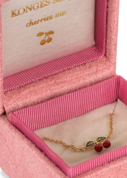 Cherry halskæde 24karat guld - cherry