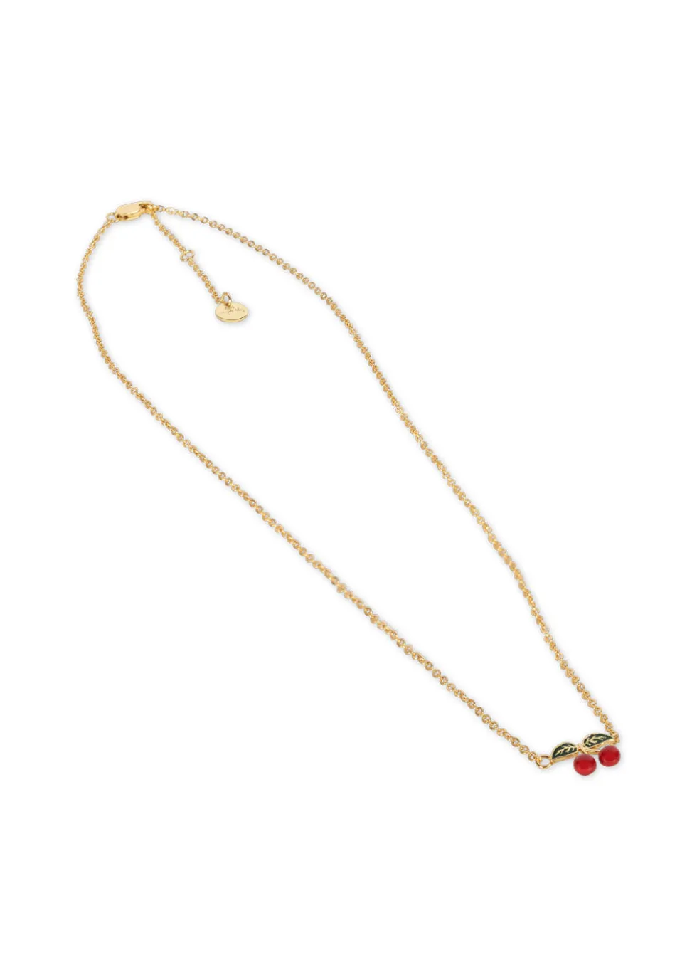 Cherry halskæde 24karat guld - cherry